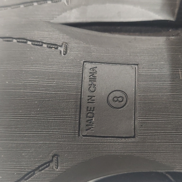 Style & Co Black Booties with Side zipper Size 8M - Picture 7 of 9